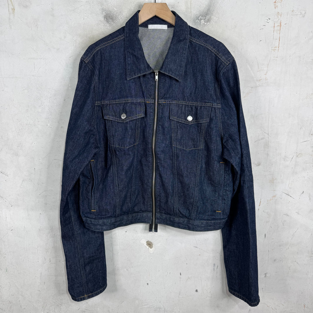 Helmut Lang Turn Up Sleeve Denim Jacket
