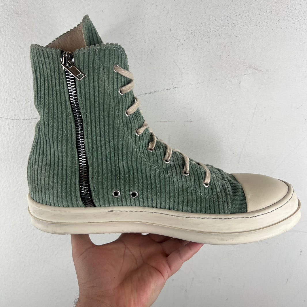 DRKSHDW Blue Corduroy Ramone Sneakers