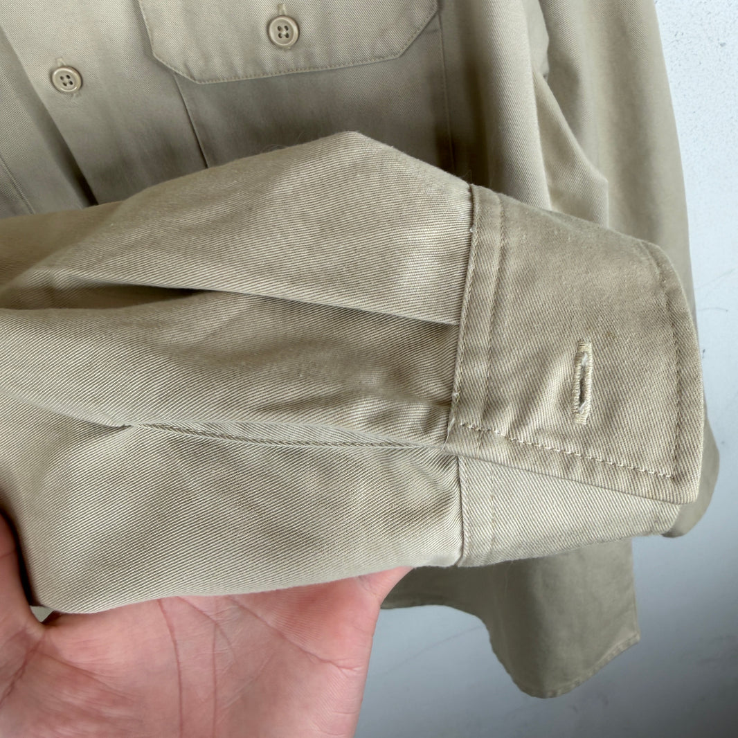 Supreme God Bless Tan Button Up Shirt