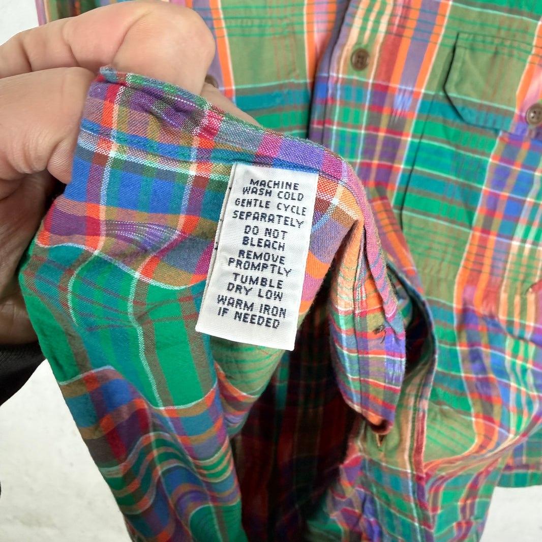 Ralph Lauren Military Plaid Button Up Shirt