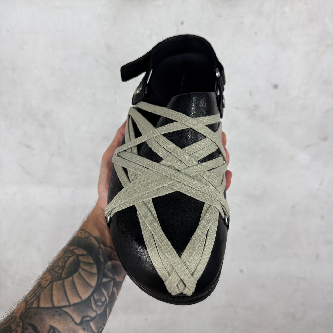 Rick Owens Overlaced Granola Mules