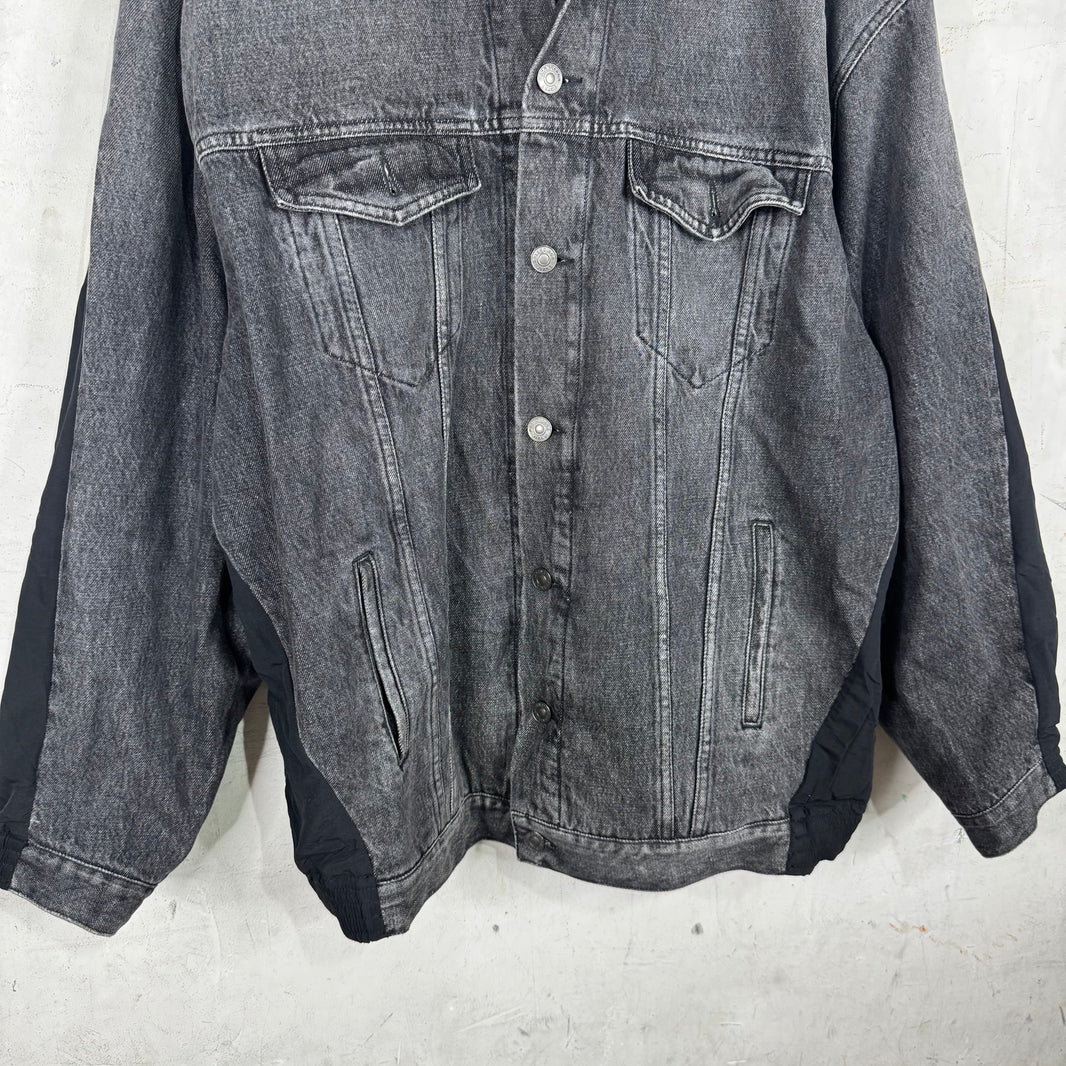 Balenciaga Hybrid Denim Track Jacket Sample