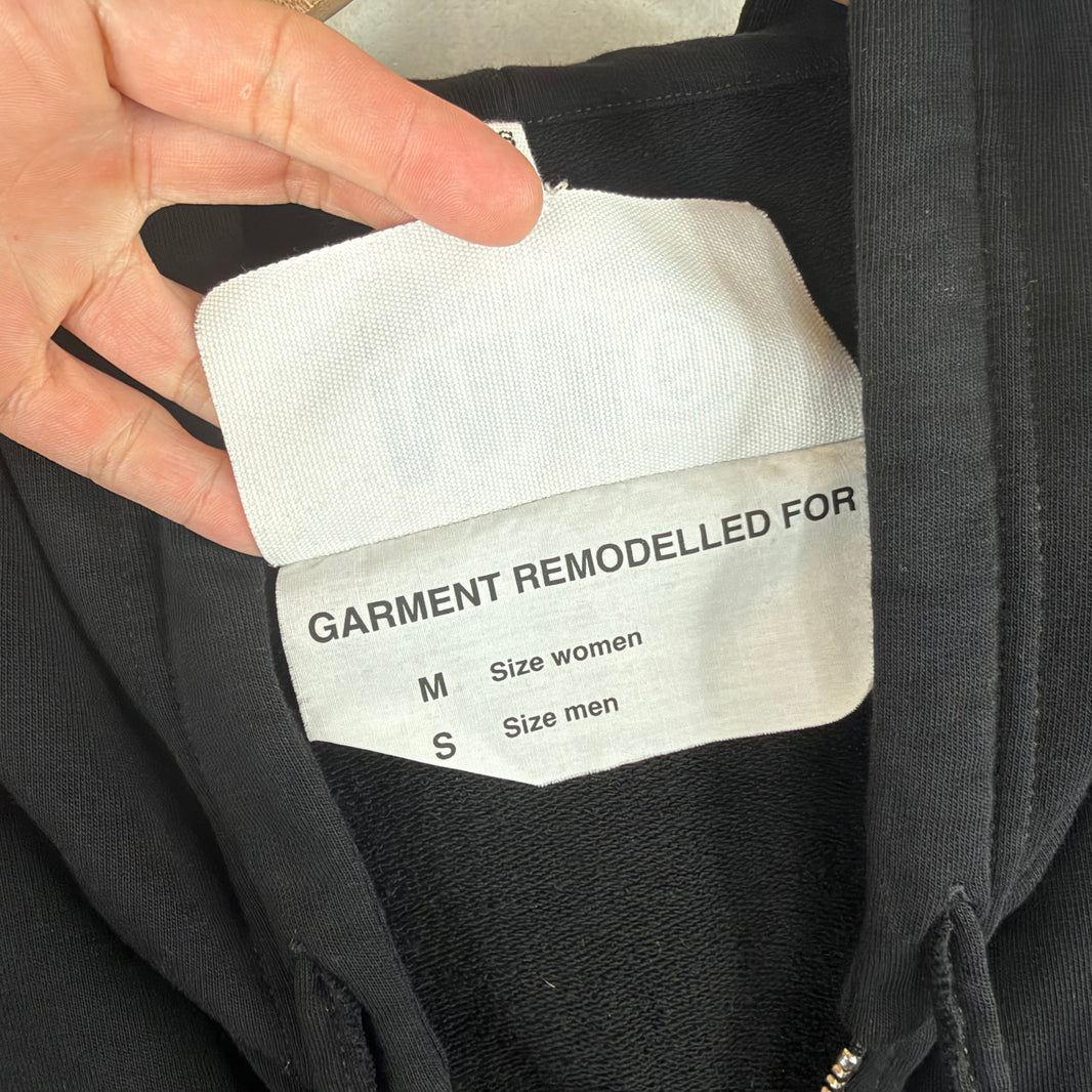 MM6 Oversized Back Logo Zip Hoodie