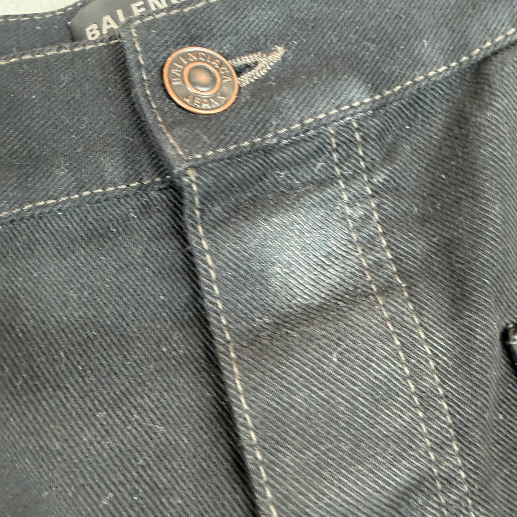 Balenciaga Double Front Pocket Baggy Jeans
