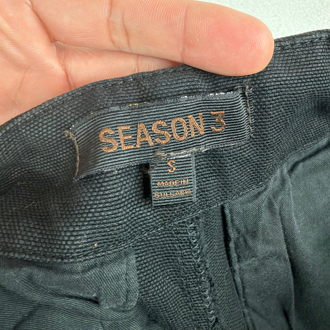 Yeezy Season 3 Black Bondage Trousers