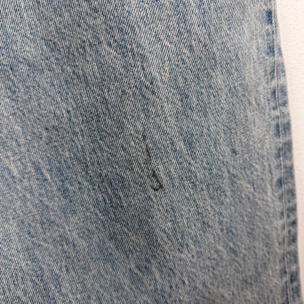 Balenciaga Garde Robe Blue Baggy Jeans