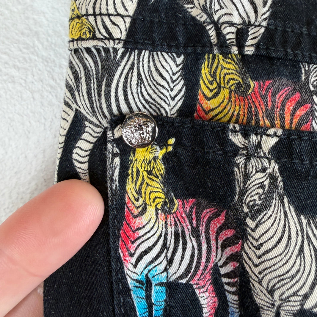 Versace AOP Zebra Jeans