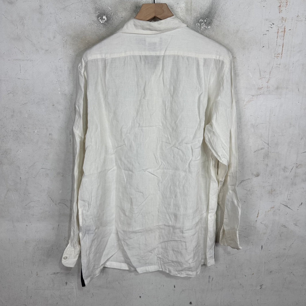 Ralph Lauren Purple Label Linen Button Up