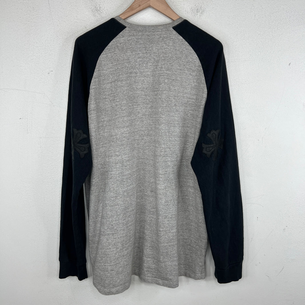 Chrome Hearts Gray Patch Longsleeve T-Shirt