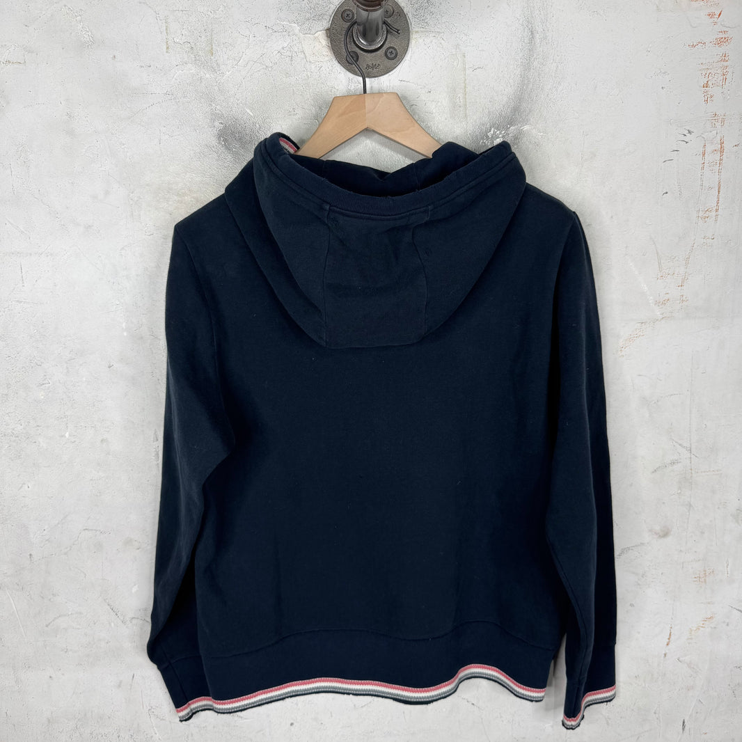 Thom Browne Navy Distressed Hit Hoodie