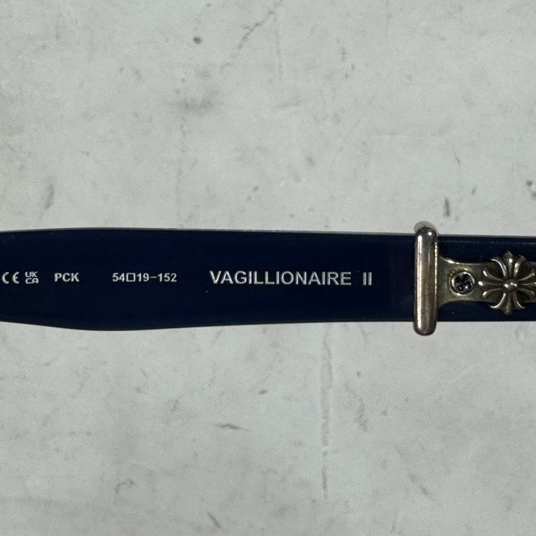 Chrome Hearts Blue Vagillionaire II Glasses