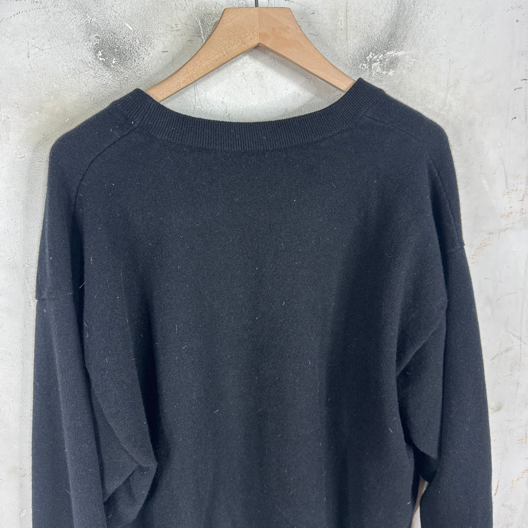 Balenciaga Wool BB V Cut Sweater