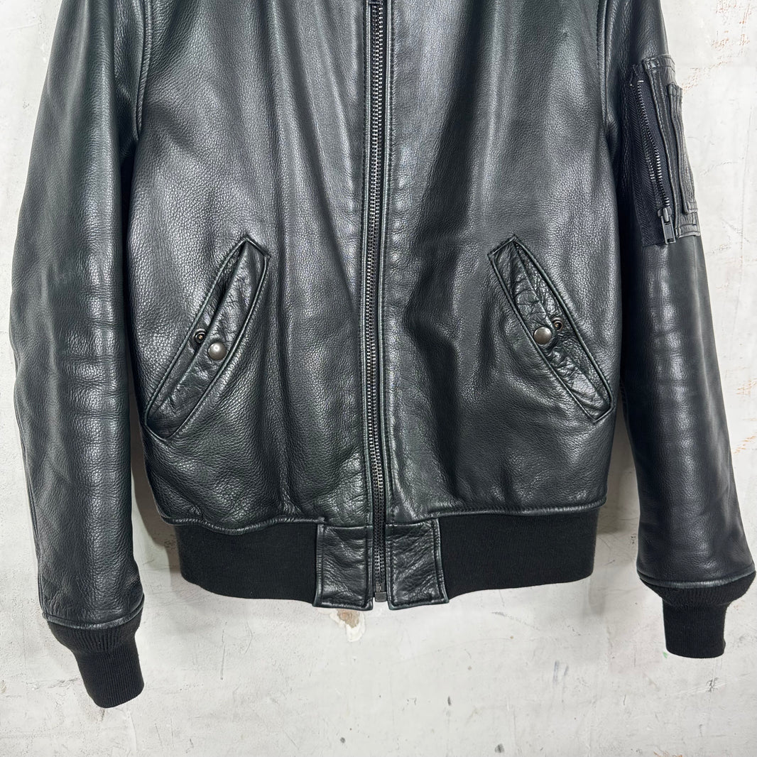 Supreme 2010's MA-1 Leather Bomber Jacket