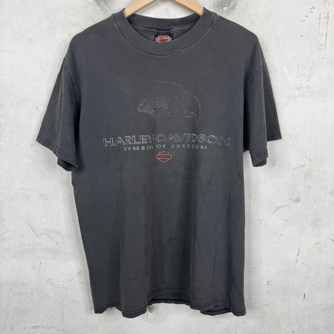 Vintage Harley Davidson Savannah Eagle T-Shirt