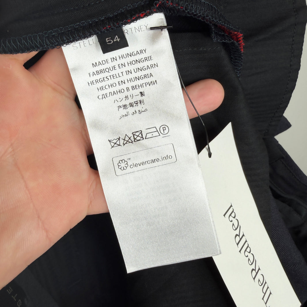 Stella McCartney Red Stripe Navy Trousers