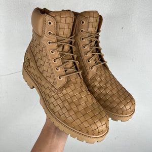 Timberland Beige Premium Quilted 6 Inch Boots