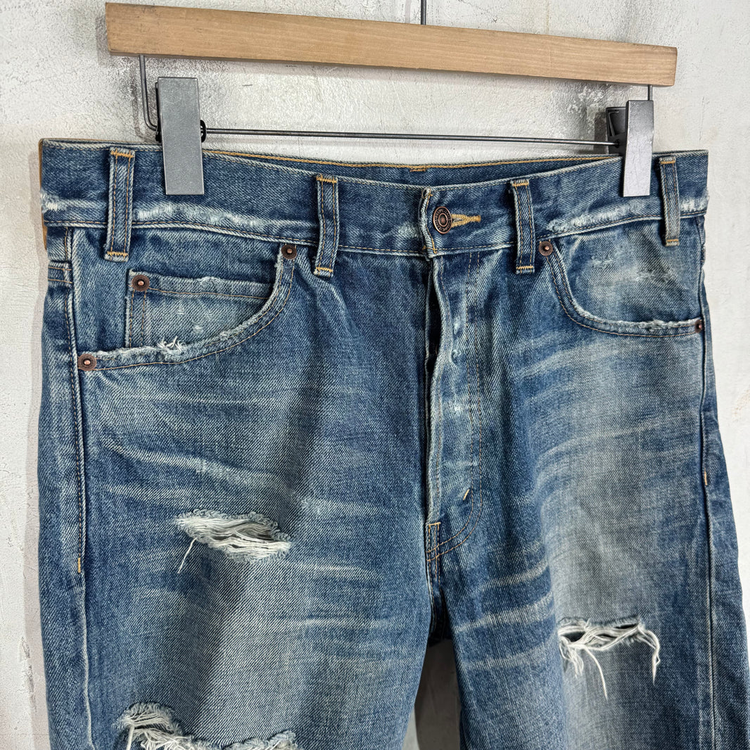 Celine Cutoff Distressed Shorts