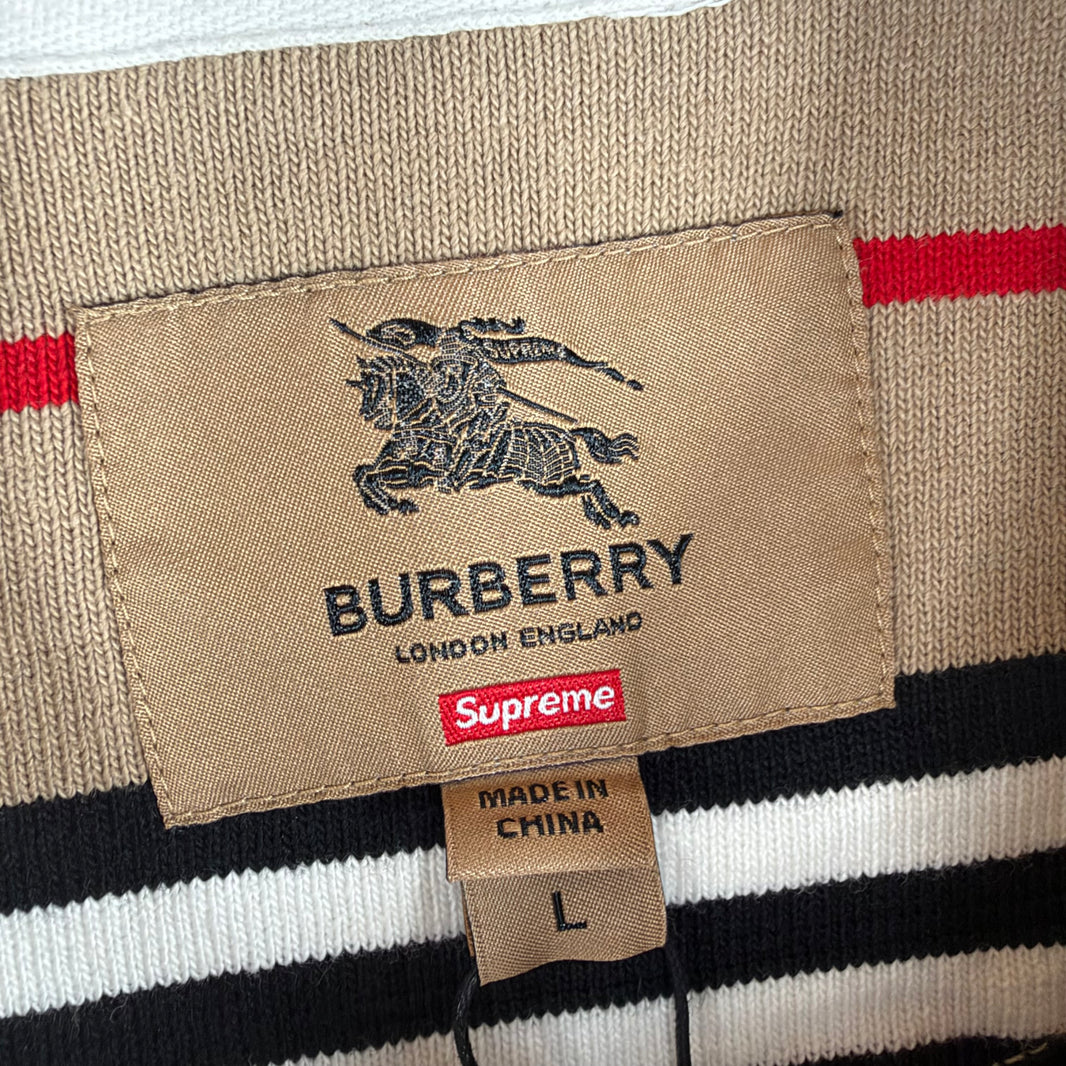 Supreme Burberry Rugby Shirt