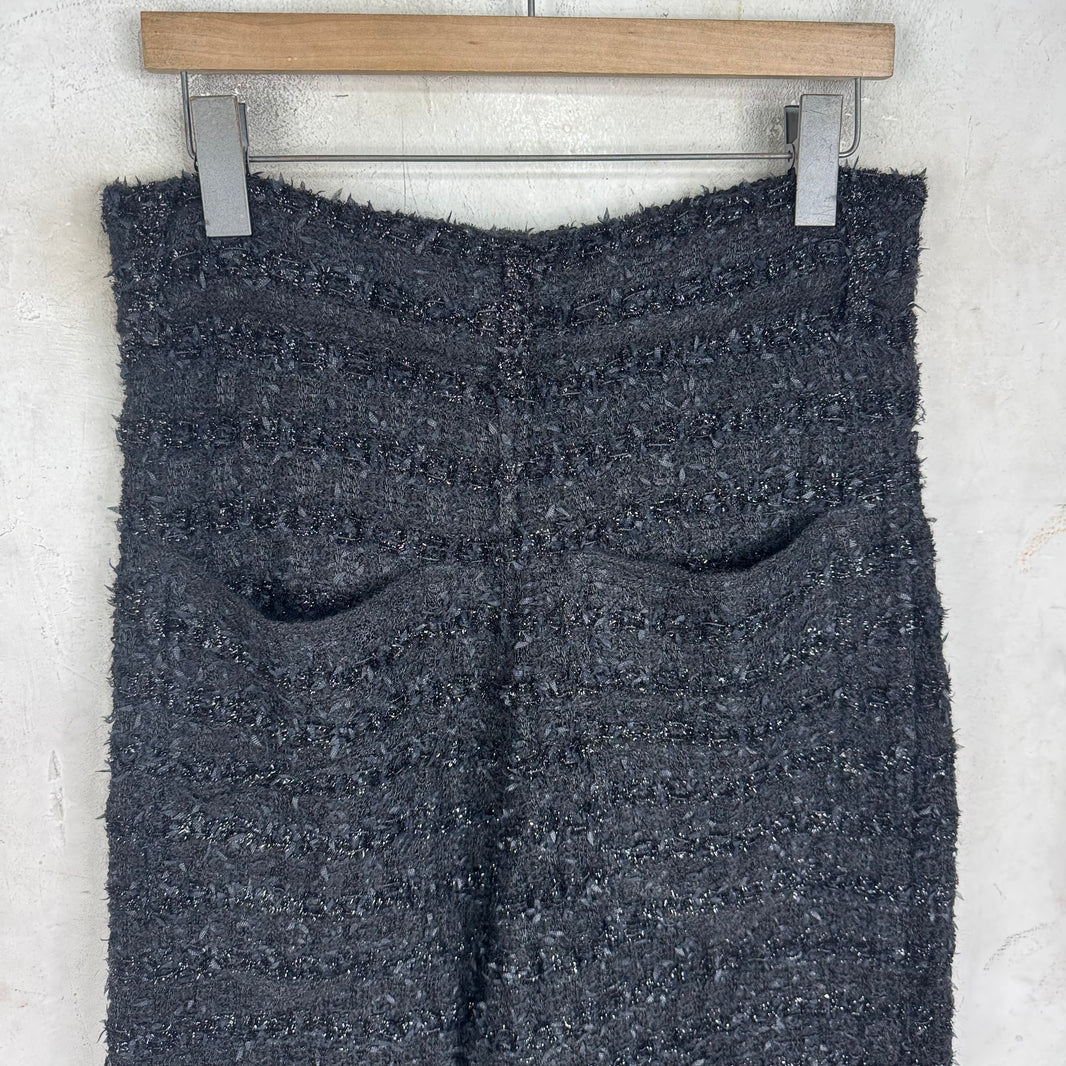 Balenciaga Tweed Loose Knit Pants