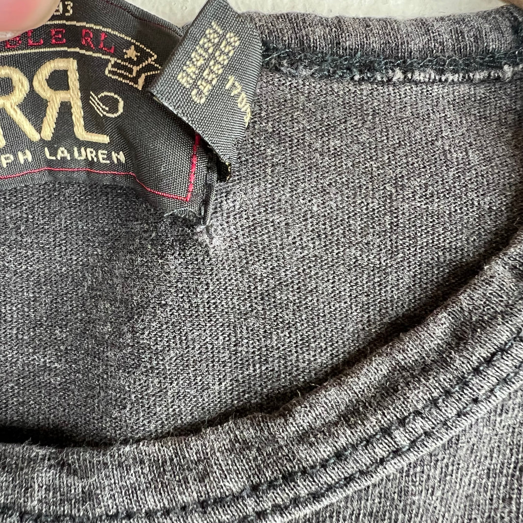 RRL Black Pocket T-Shirt