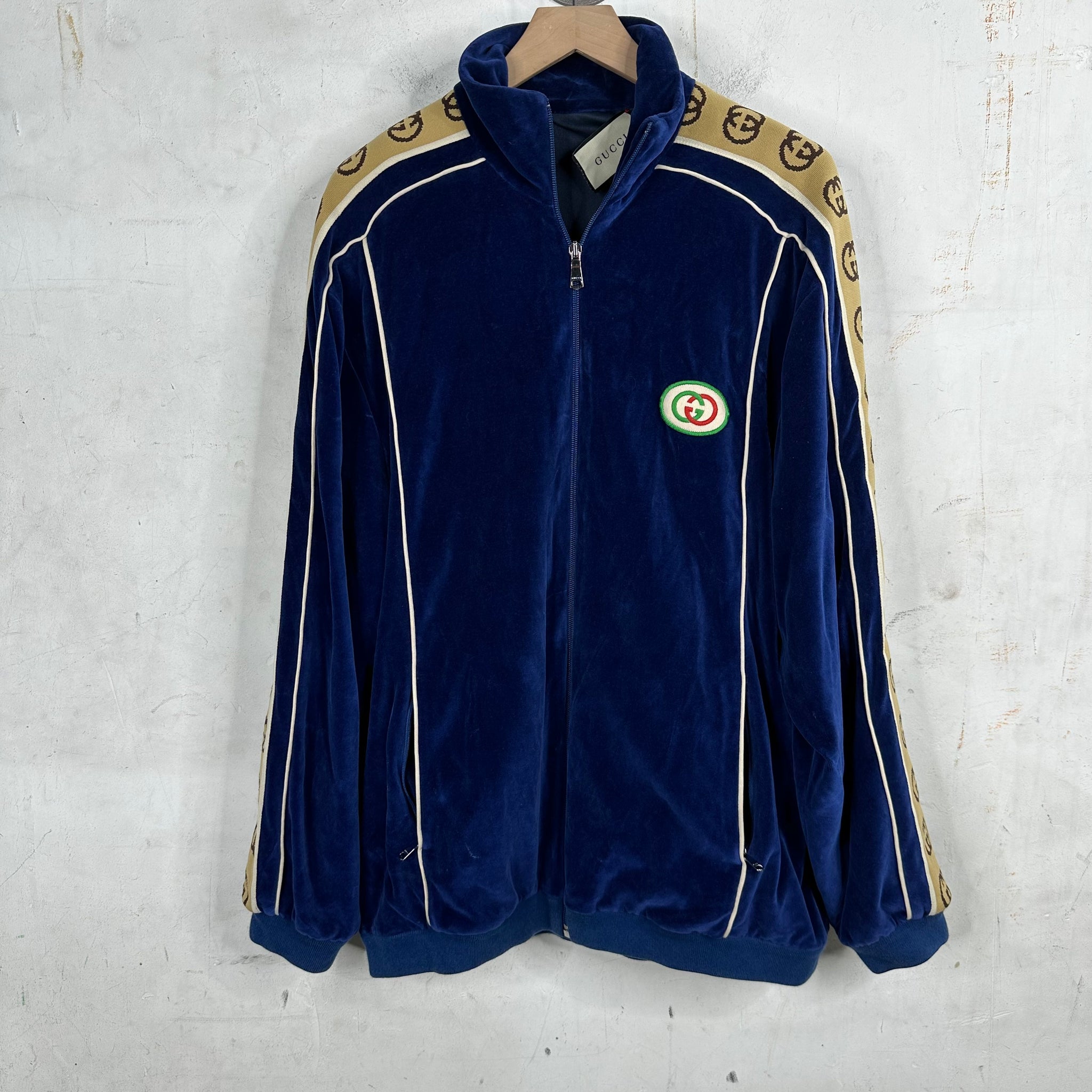 Gucci Velour Tracksuit Jacket