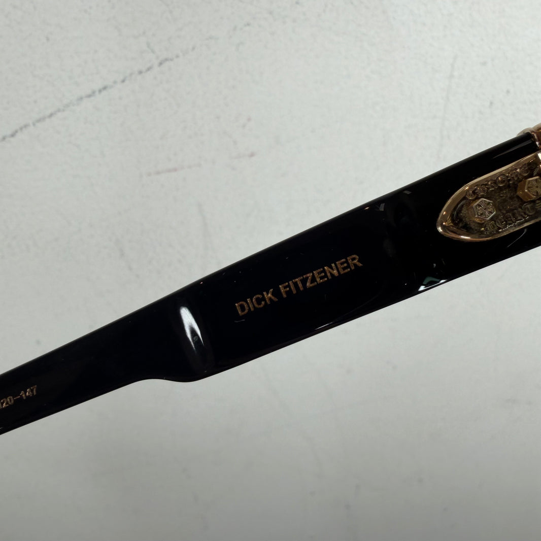 Chrome Hearts 18K Gold Plated Dick Fitzener Sunglasses