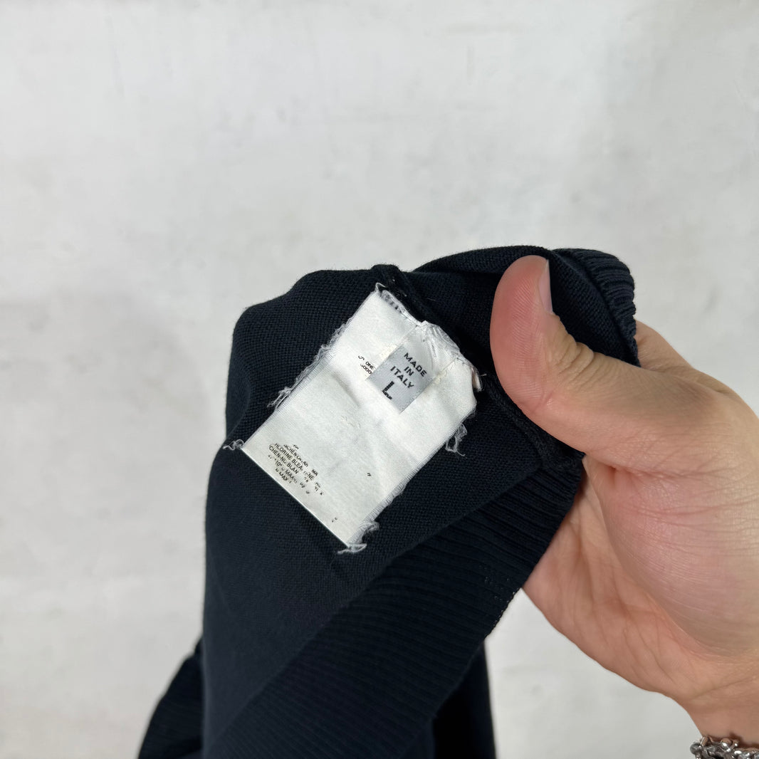 Margiela Slashed V-Neck Sweater