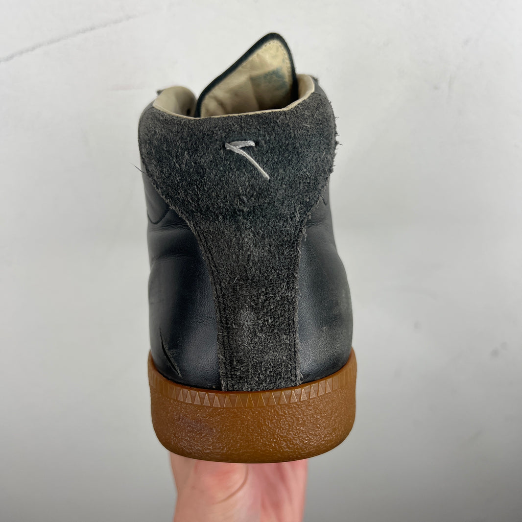 Margiela Smoked Black High Top Replica Sneakers