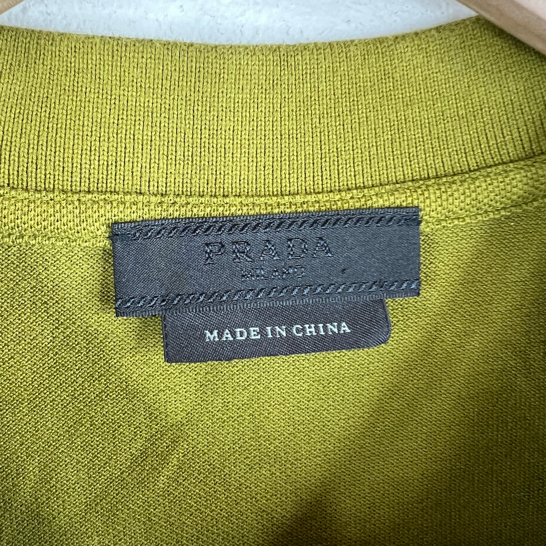Prada Olive Polo T-Shirt