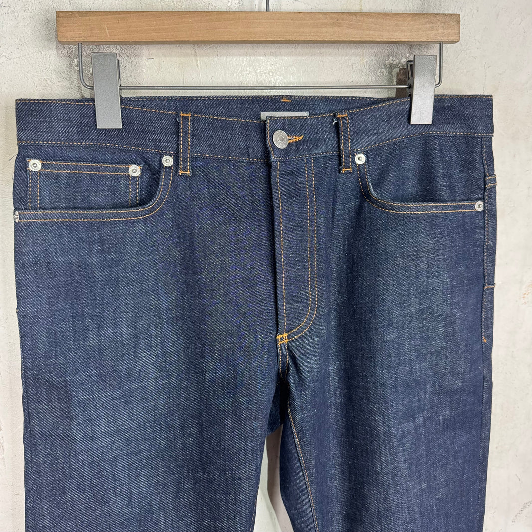 Dior Oblique Monogram Cuffed Jeans