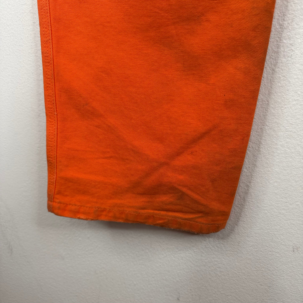 Heron Preston Carhartt Orange Double Knee Dungarees