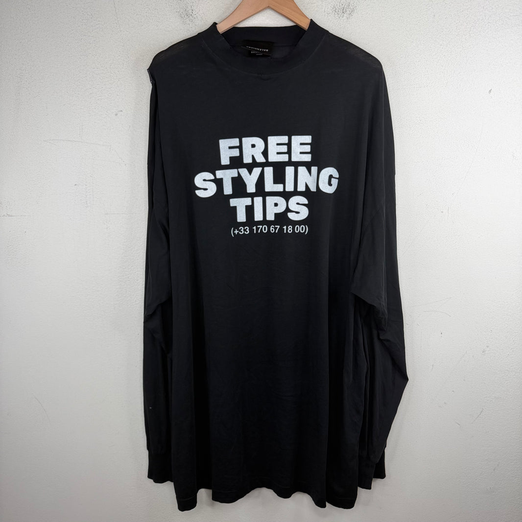 Balenciaga Free Styling Tips L/S T-Shirt