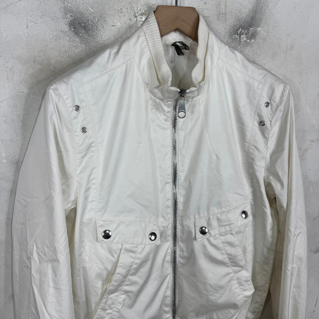 Dior 08' Studded Riders White Jacket