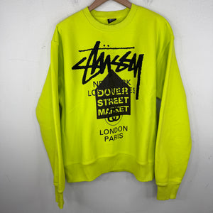Stussy DSM Neon Green Crewneck