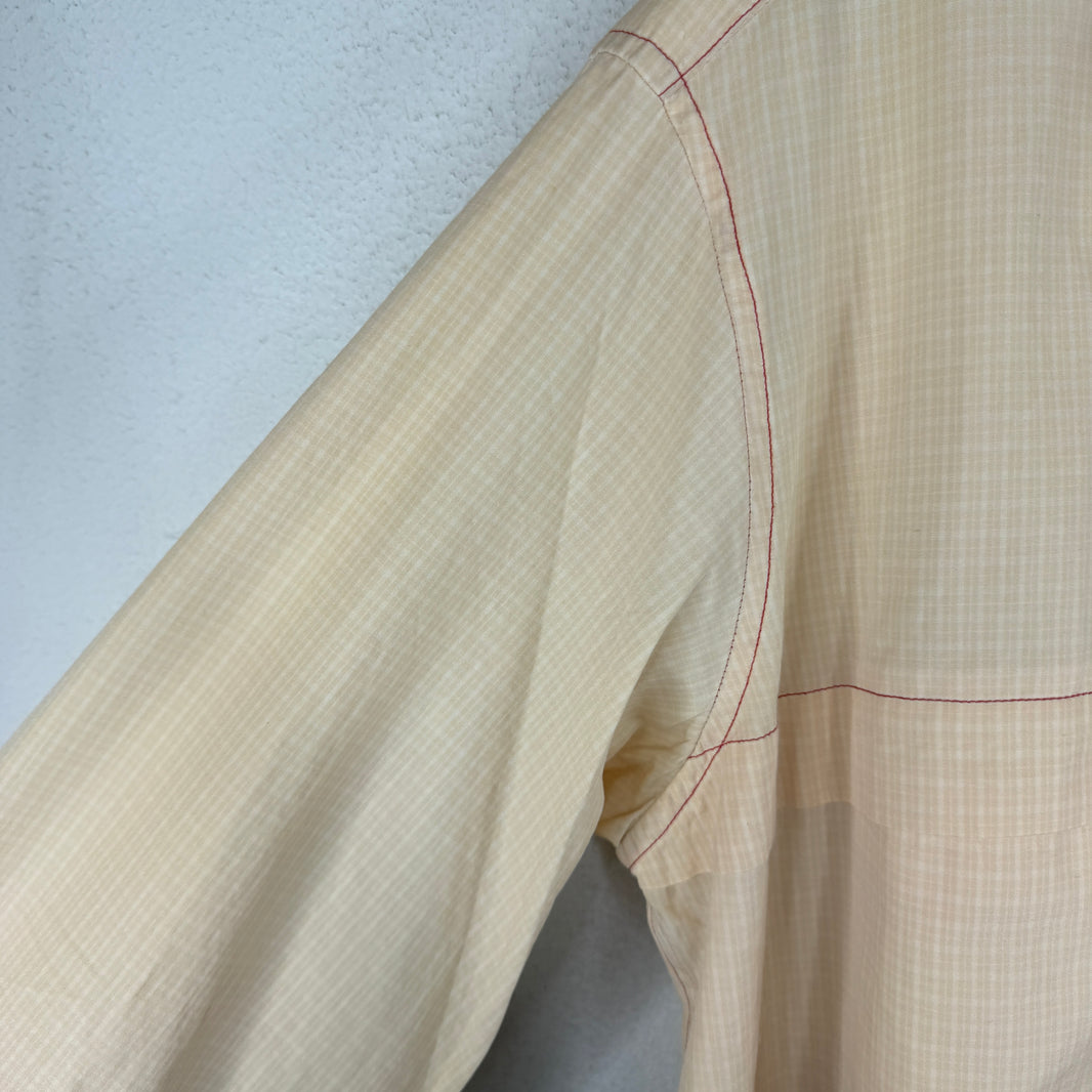 Issey Miyake Bleached Plaid Shirt