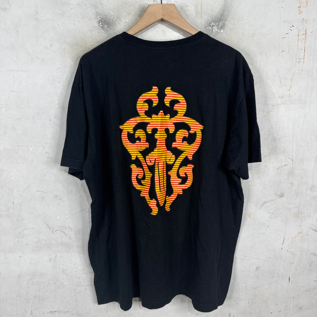 Chrome Hearts Striped Dagger Vine T-Shirt