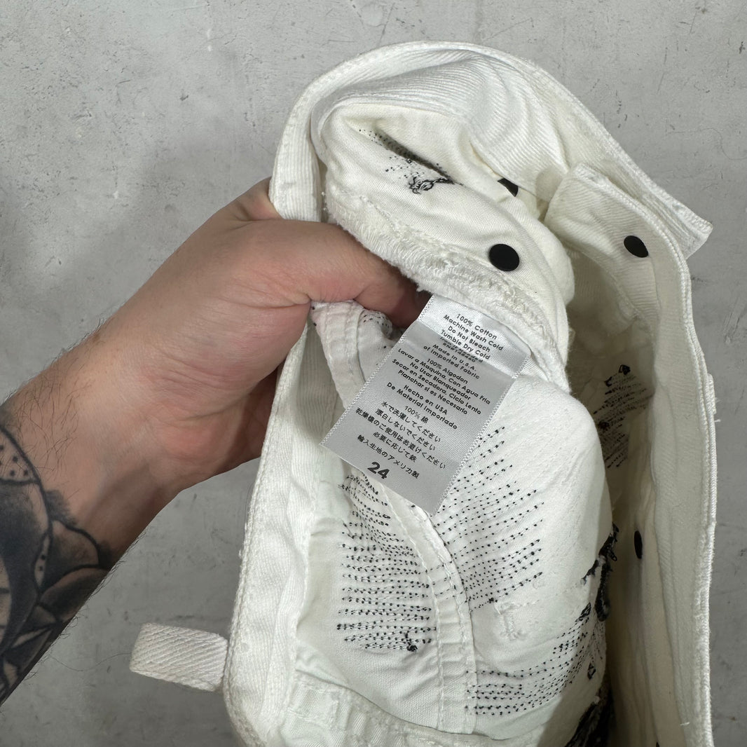 Endless Denim White Boro Jeans