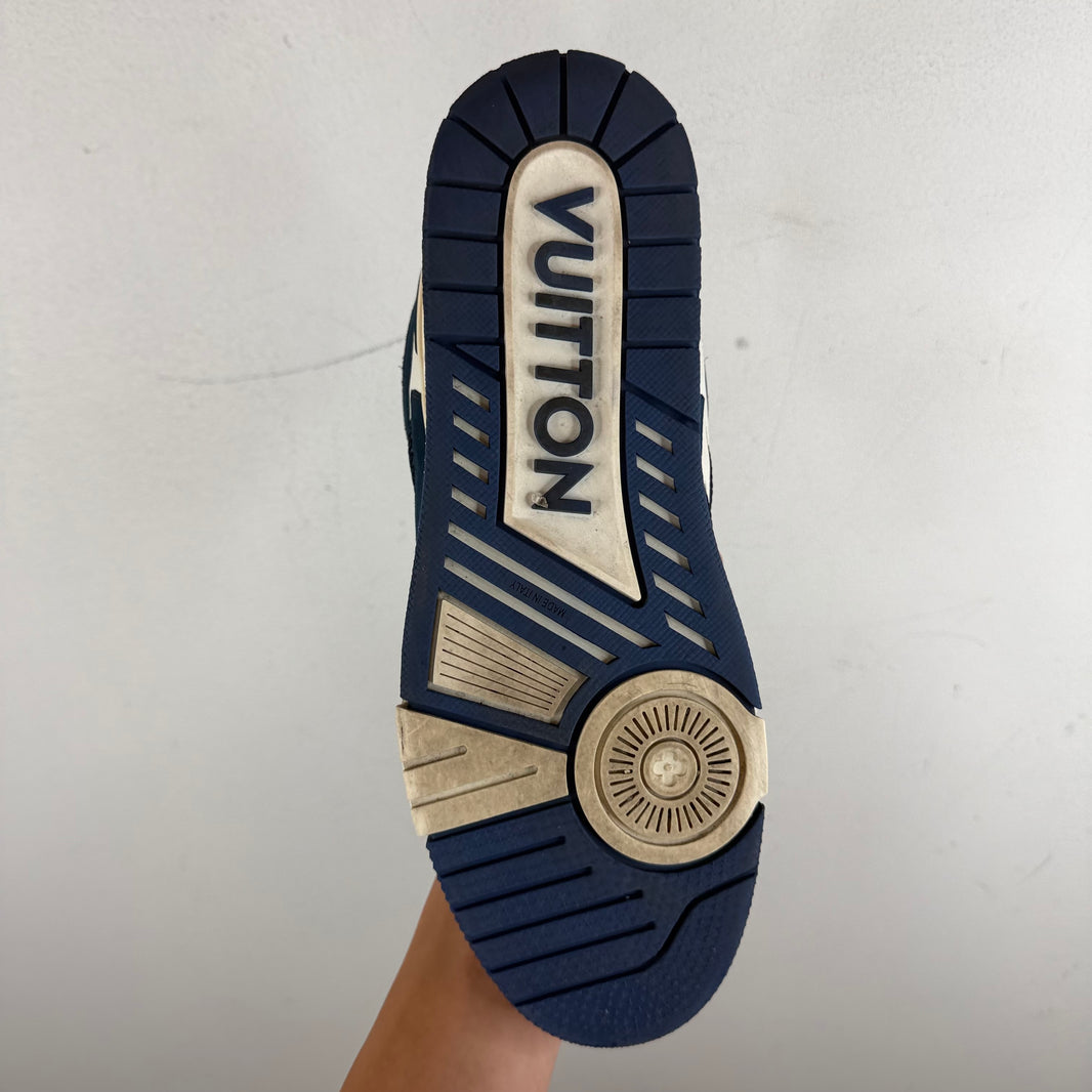 Louis Vuitton Blue/White Skate Sneakers