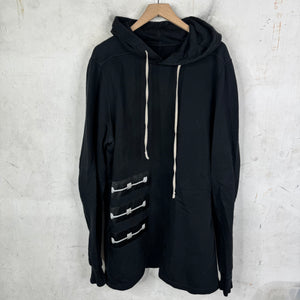 DRKSHDW Long Patchwork Hoodie
