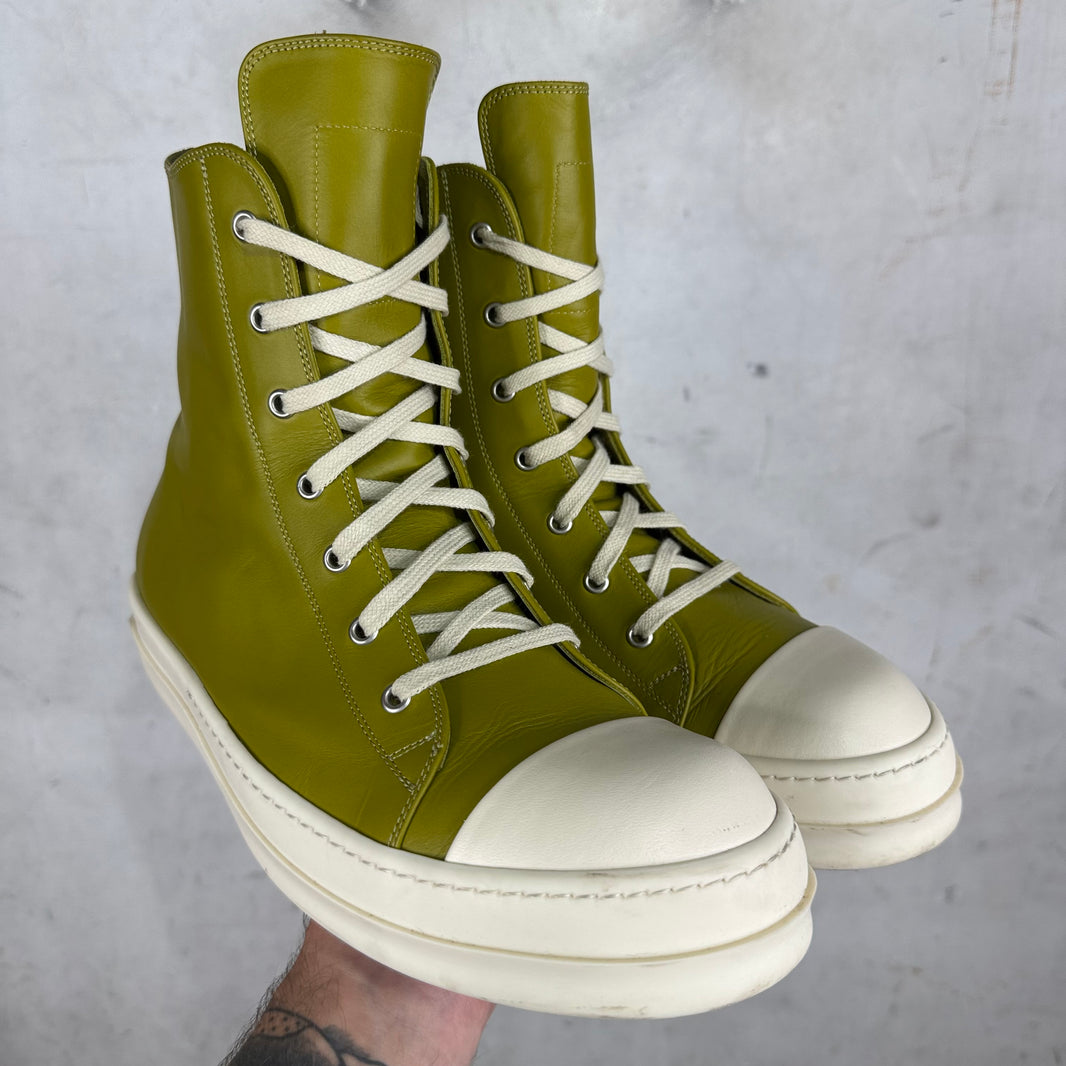 Rick Owens Acid Leather Ramone Highs