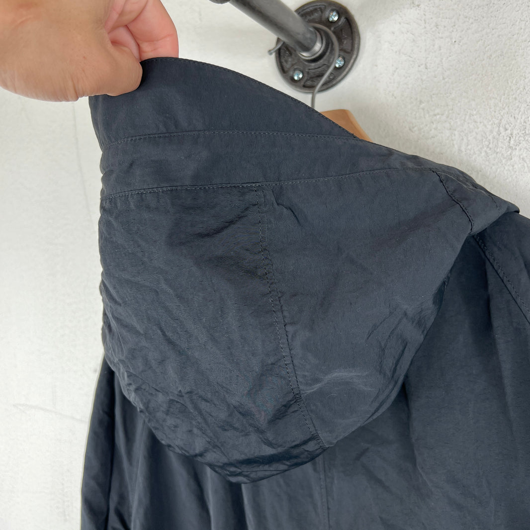 Rag & Bone Black Nylon Fishtail Jacket