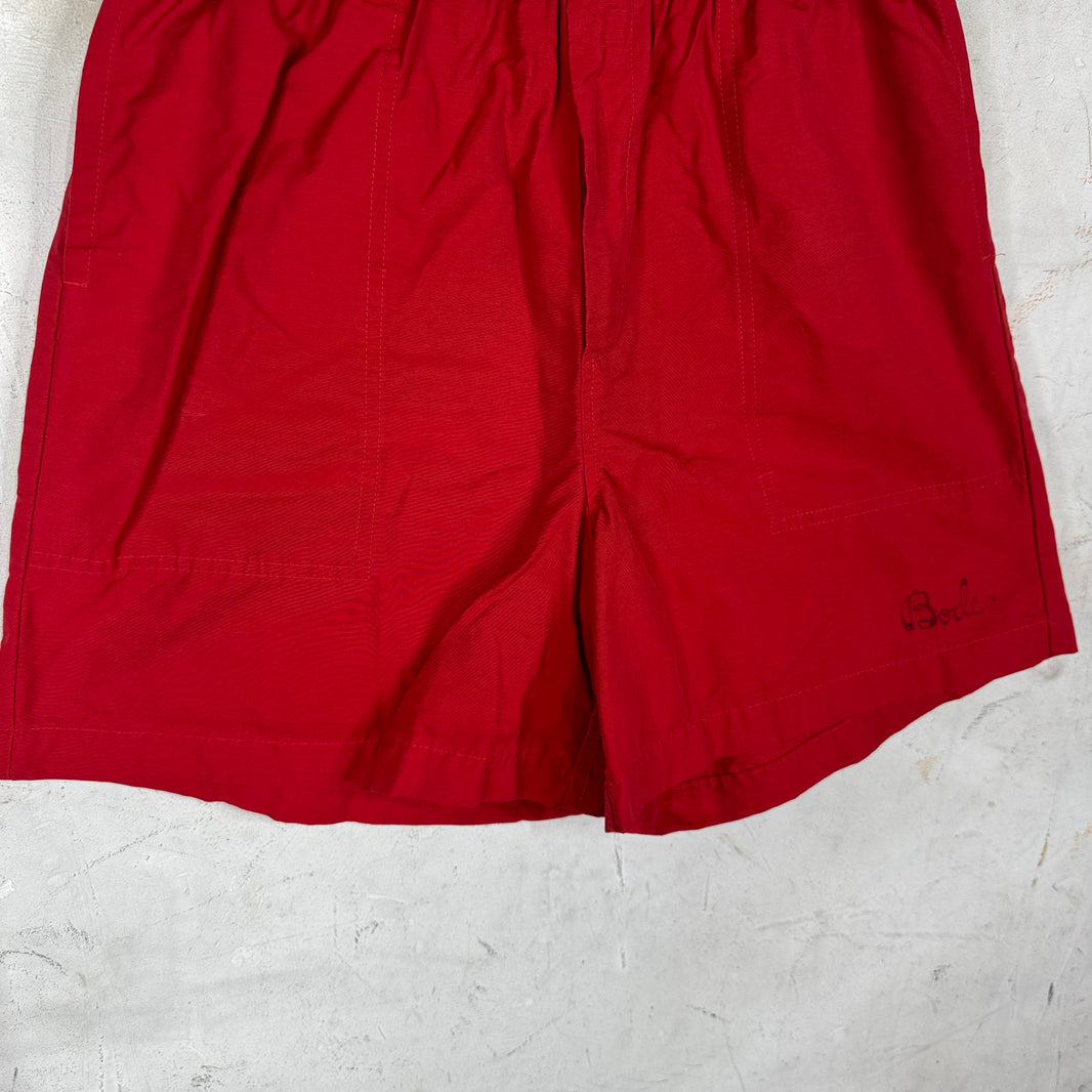Bode Red Painted Shorts