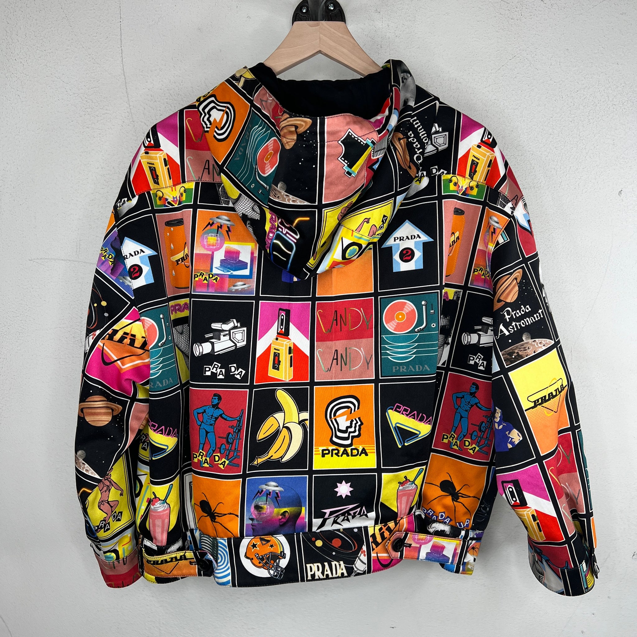Prada Mega Mix Grid Jacket