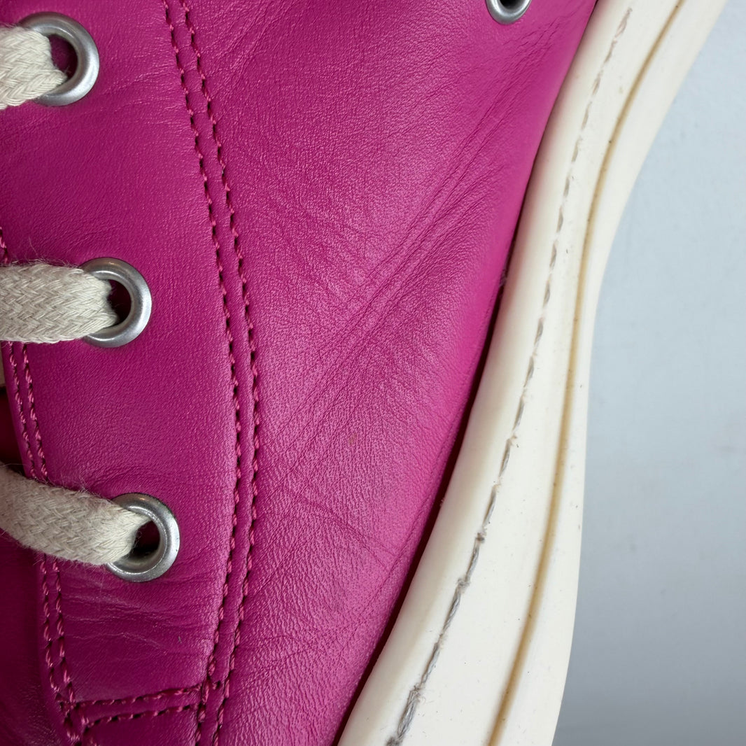 Rick Owens Hot Pink Leather Ramones