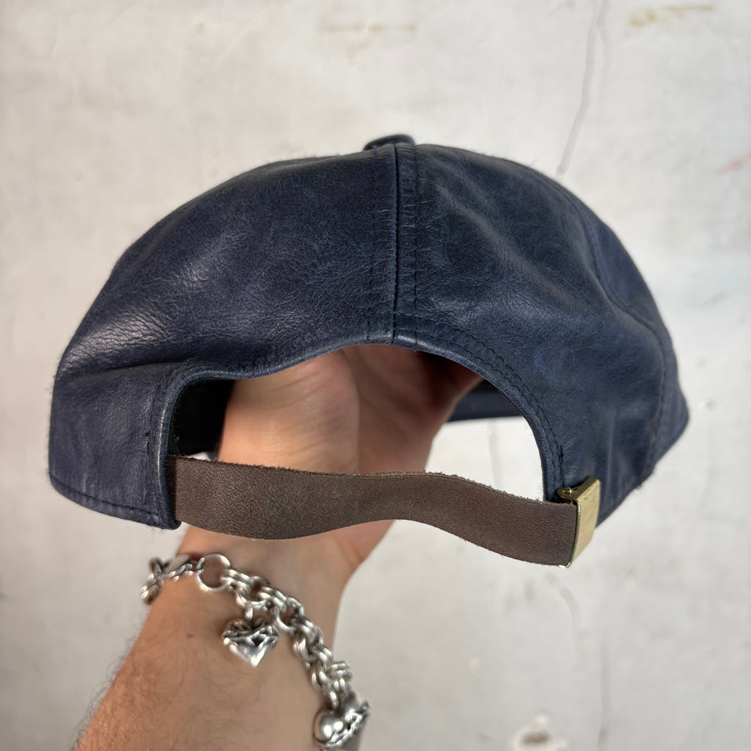 Supreme Leather 6 Panel Hat