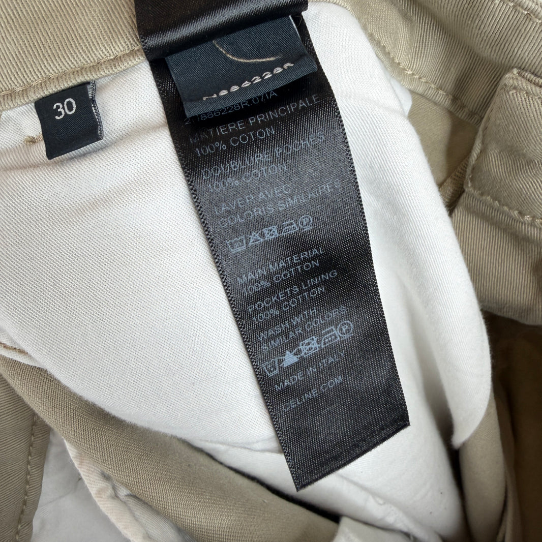 Celine Straight Leg Khaki Pants