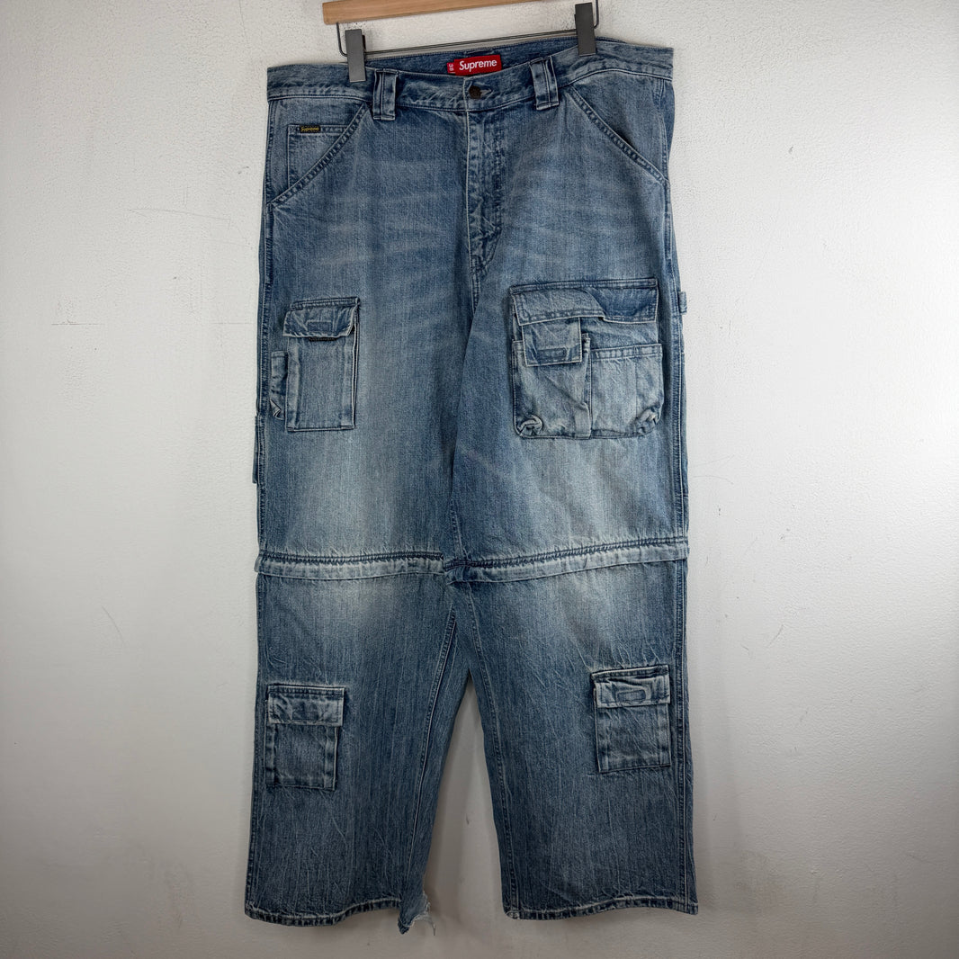 Supreme Denim Convertible Cargo Jeans