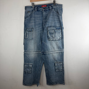 Supreme Denim Convertible Cargo Jeans