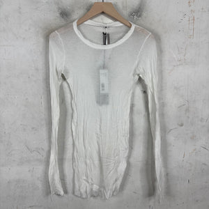Rick Owens Concordians Sheer White L/S Shirt