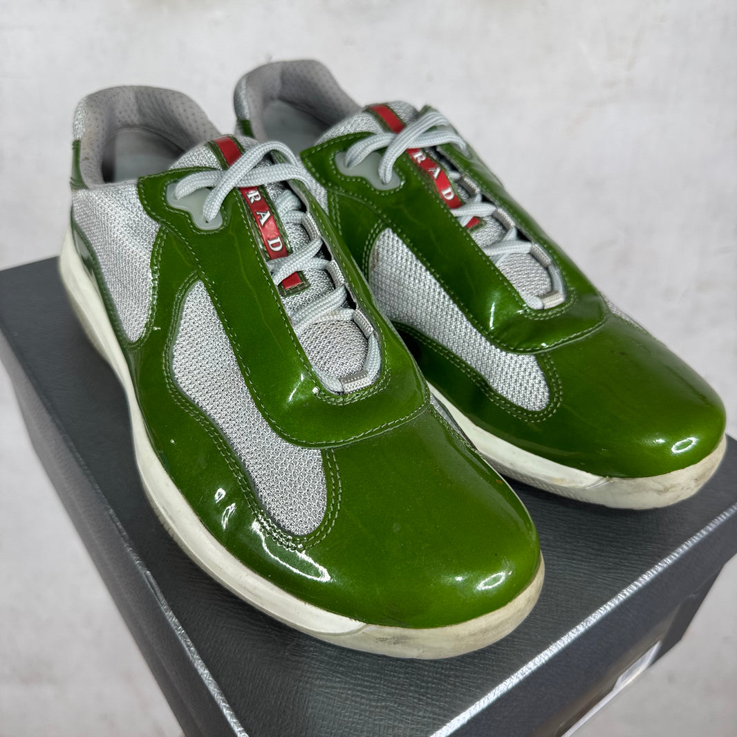Prada Green Patent Americas Cup